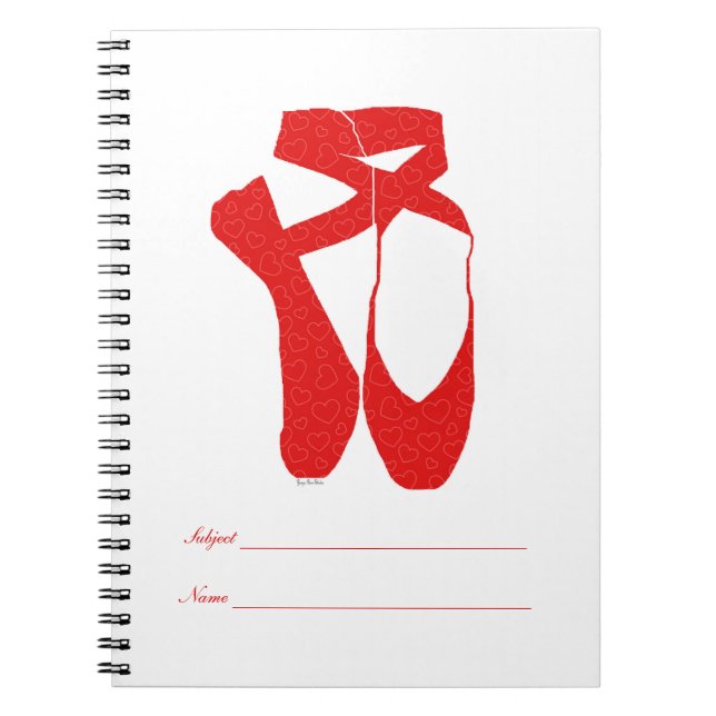 Caderno Espiral Balé do Team Point Love (Frente)