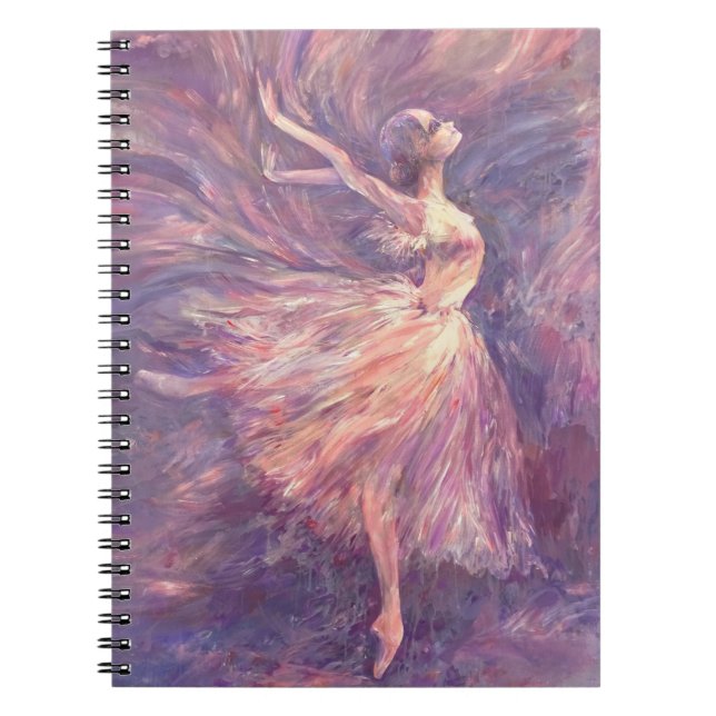 Caderno Espiral Ballerina em árabe (Frente)