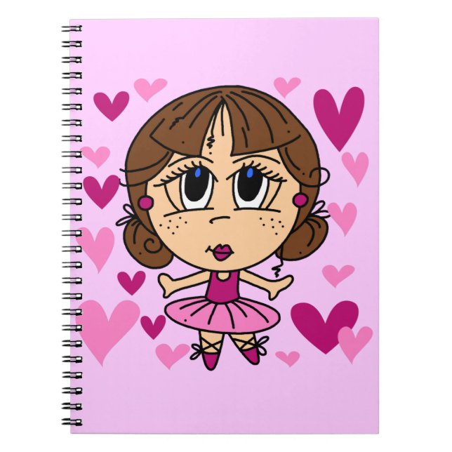 Caderno Espiral Ballerina Girl (Frente)