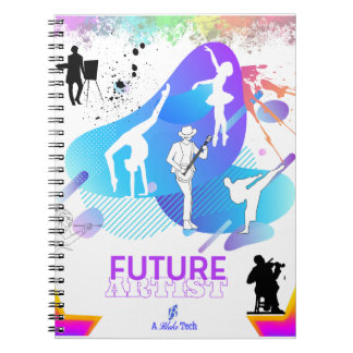Caderno Espiral Ballerina Musical Artista Marcial Notebook Espiral