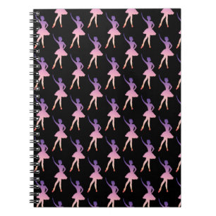 Caderno Espiral Ballerina na design geométrica moderna