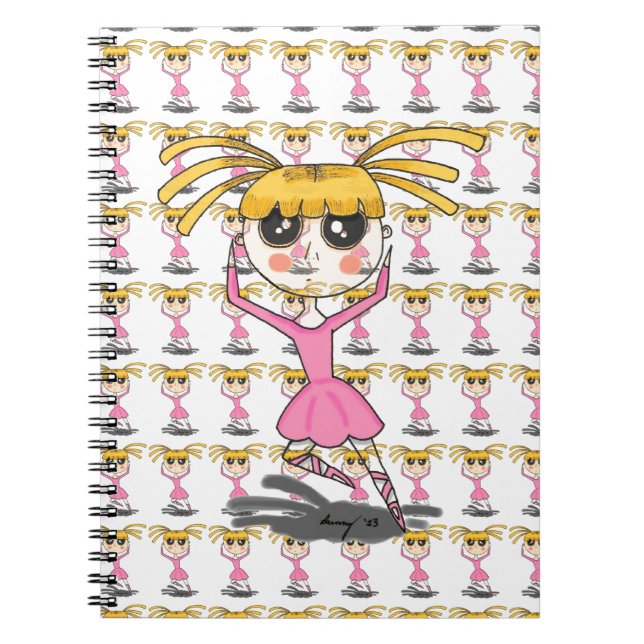 Caderno Espiral Ballerina Notebook (Frente)