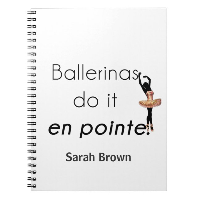 Caderno Espiral Ballerinas! (Frente)