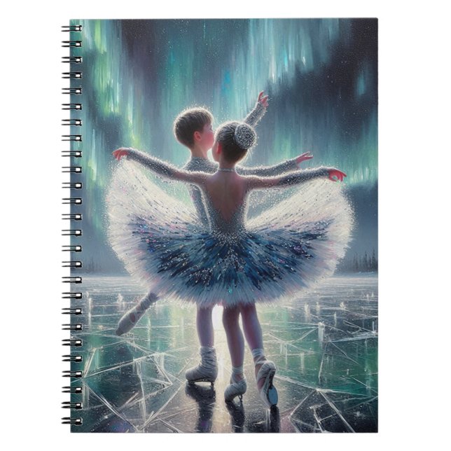 Caderno Espiral Ballet de Gelo Aurora (Frente)