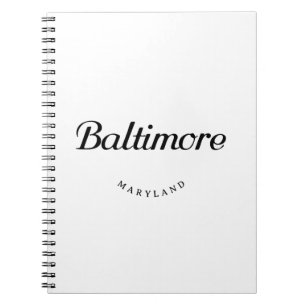 Caderno Espiral Baltimore MD