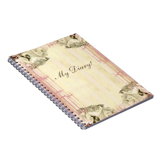 Caderno Espiral Bambu e Creme - Notebook (Lado Direito)