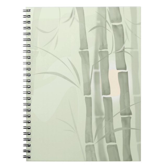 Caderno Espiral Bambu verde (Frente)
