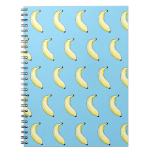 Caderno Espiral banana a cores