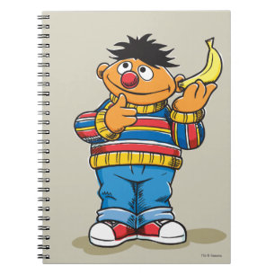 Caderno Espiral Bananas do Ernie