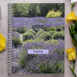 Caderno Espiral Banco de Lavandas em Sequim