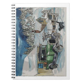 Caderno Espiral Banco Quente