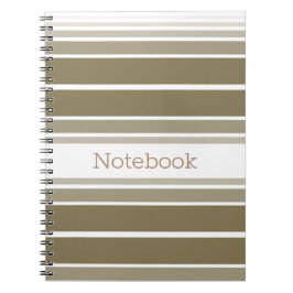 Caderno Espiral Banda de ouro moderna