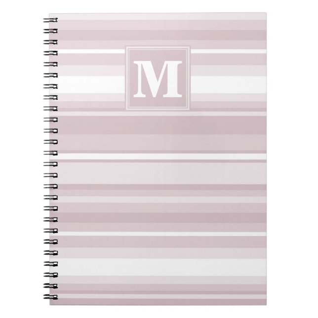 Caderno Espiral Banda monográfica de quartzo rosa (Frente)