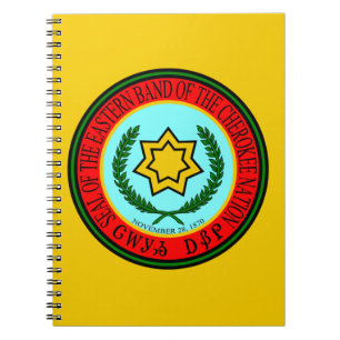 Caderno Espiral Banda oriental do selo Cherokee