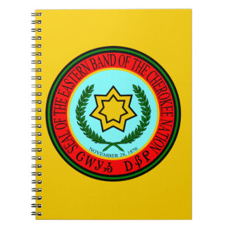 Caderno Espiral Banda oriental do selo Cherokee