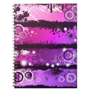 Caderno Espiral Bandeira 3 da música do estilo do Grunge