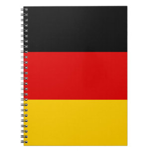 Caderno Espiral Bandeira alemão