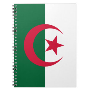 Caderno Espiral Bandeira argelino patriótica