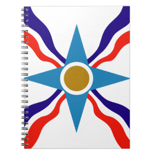 Caderno Espiral Bandeira assíria - Notebook espiral Ata d'Ator