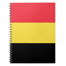 Caderno Espiral Bandeira belga