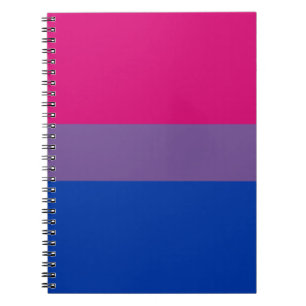 Caderno Espiral Bandeira bissexual do orgulho do Bi