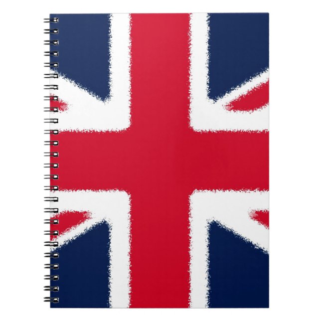 Caderno Espiral Bandeira Britânica (Frente)