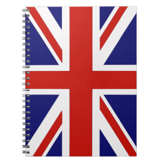 Caderno Espiral bandeira britânica
