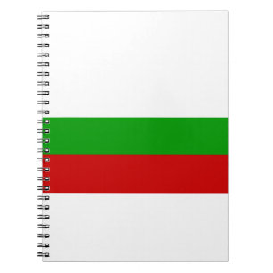 Caderno Espiral Bandeira Bulgária