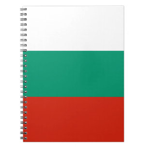Caderno Espiral Bandeira Bulgária