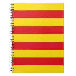 Caderno Espiral Bandeira Catalã
