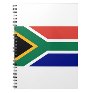 Caderno Espiral Bandeira da África do Sul