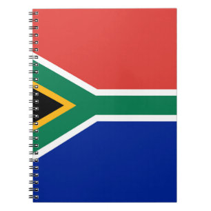 Caderno Espiral Bandeira da África do Sul