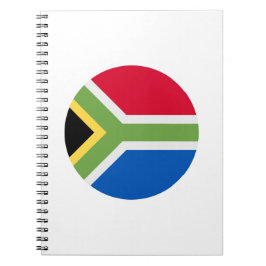 Caderno Espiral Bandeira da África do Sul