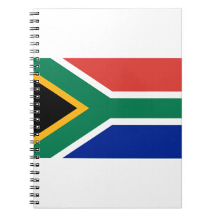 Caderno Espiral Bandeira da África do Sul