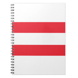 Caderno Espiral Bandeira da Áustria