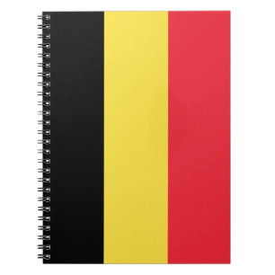 Caderno Espiral Bandeira da Bélgica
