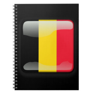 Caderno Espiral Bandeira da Bélgica