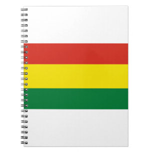 Caderno Espiral Bandeira da Bolívia