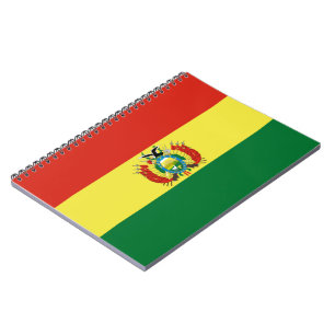 Caderno Espiral Bandeira da Bolívia
