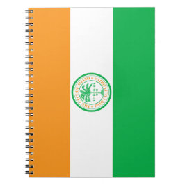 Caderno Espiral Bandeira da cidade de Miami (Flórida)