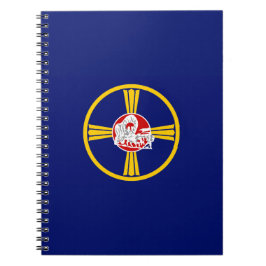 Caderno Espiral Bandeira da Cidade de Omaha (Nebraska)