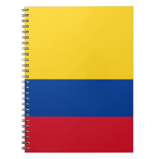 Caderno Espiral Bandeira da Colômbia