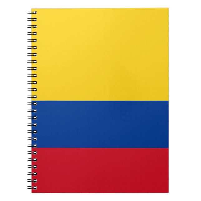 Caderno Espiral Bandeira da Colômbia (Frente)