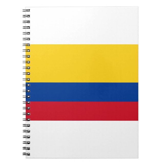 Caderno Espiral Bandeira da Colômbia (Frente)