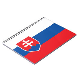 Caderno Espiral Bandeira da Eslováquia