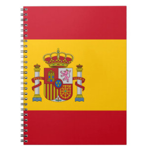 Caderno Espiral Bandeira da espanha