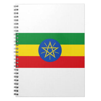 Caderno Espiral Bandeira da Etiópia