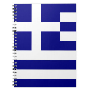 Caderno Espiral Bandeira da Grécia