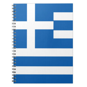 Caderno Espiral Bandeira da Grécia