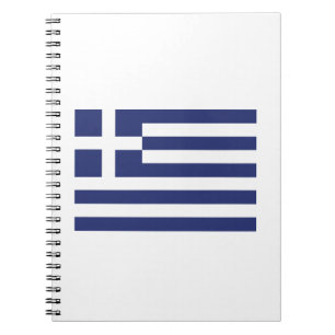 Caderno Espiral Bandeira da Grécia